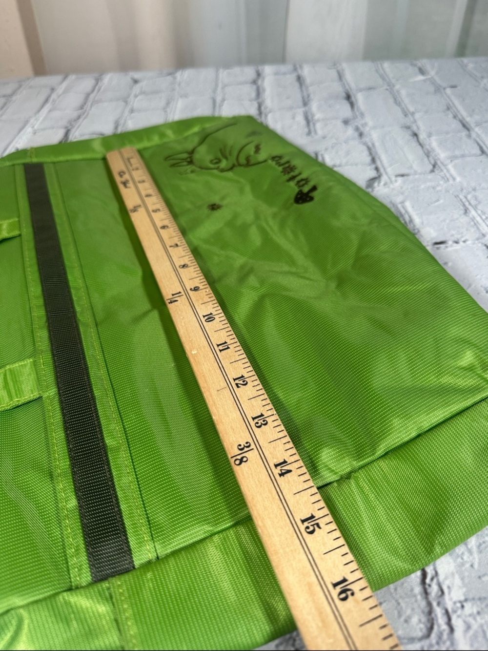 Studio Ghibli My Neighbor Totoro Green Laptop Tote Bag Anime w/ pouch embroidery - Picture 5 of 16